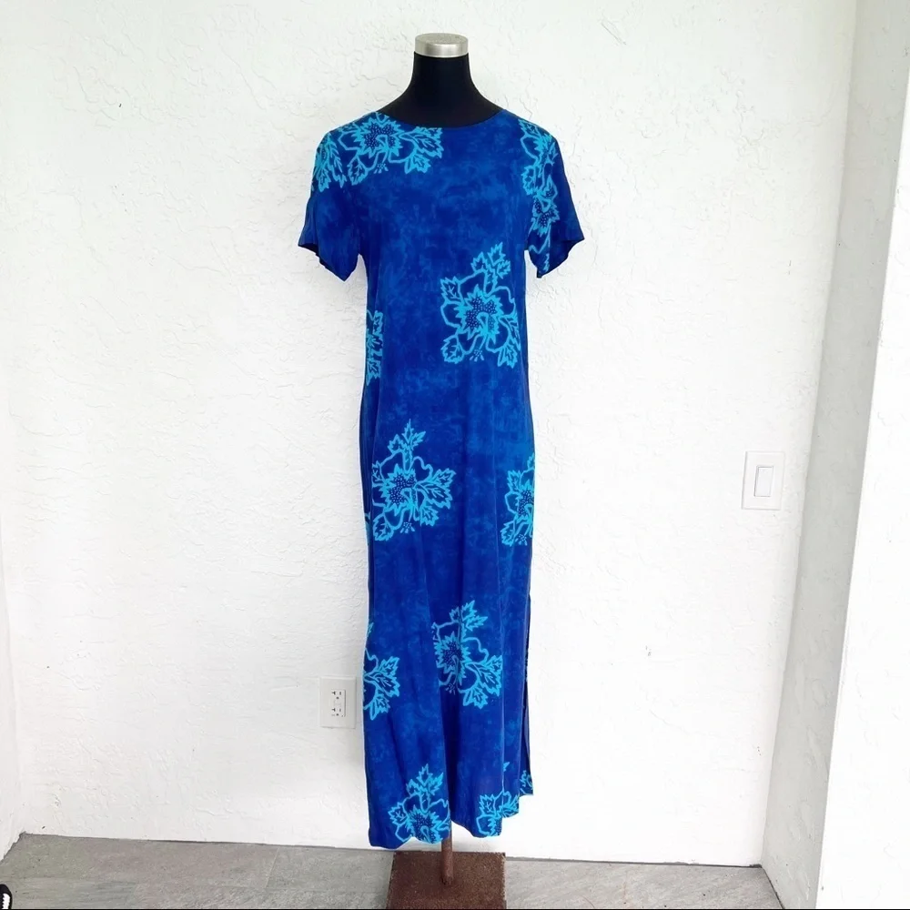 Vintage | Dresses | Vintage Boho Beach Summer Coconut Girl Blue Hawaiian Floral Tropical Maxi Dress | Poshmark Vintage | Dresses | Vintage Boho Beach Summer Coconut Girl Blue Hawaiian Floral Tropical Maxi Dress | Poshmark